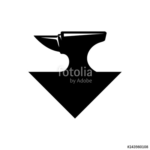Blacksmith Vector Logo Anvil Symbol Stock Image And Royalty 500x500 Blacksmith Vector Logo Anvil Symbol Stock Image And Royalty