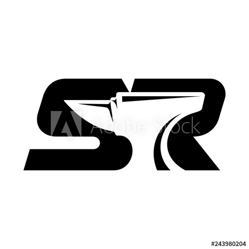 Blacksmith Vector Logo Anvil Symbol Letter S And R 500x500 Blacksmith Vector Logo Anvil Symbol Letter S And R