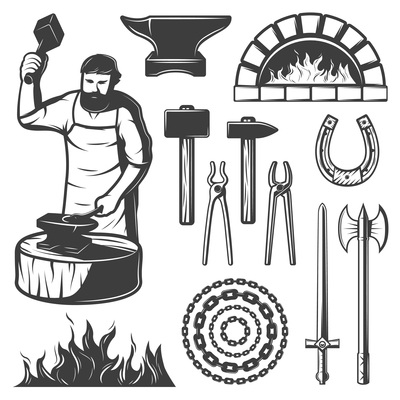Blacksmith On Curated Vector Illustrations, Stock Royalty Free 400x400 Blacksmith On Curated Vector Illustrations, Stock Royalty Free
