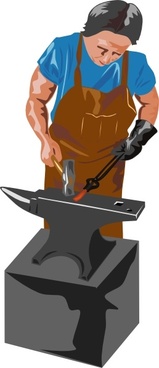 Blacksmith Vector Free Vector Download 159x368 Blacksmith Vector Free Vector Download