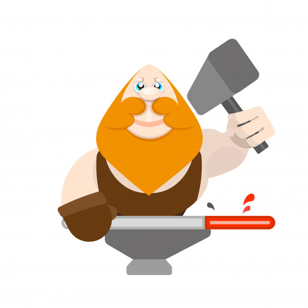 Blacksmith Vector Illustration Vector Premium Download 626x626 Blacksmith Vector Illustration Vector Premium Download