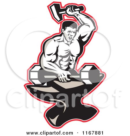 Clipart Of A Sketched Female Blacksmith Forging Metal 450x470 Clipart Of A Sketched Female Blacksmith Forging Metal