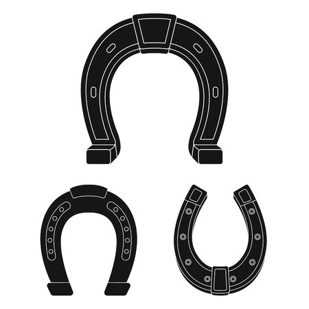 Isolated Object Of Horseshoe And Western Logo Collection 450x450 Isolated Object Of Horseshoe And Western Logo Collection