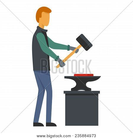 Man Blacksmith Icon Flat Illustration Of Man Blacksmith Vector 450x470 Man Blacksmith Icon Flat Illustration Of Man Blacksmith Vector