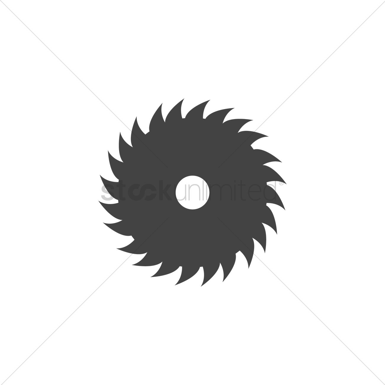 1300x1300 Circular Saw Blade Vector Image