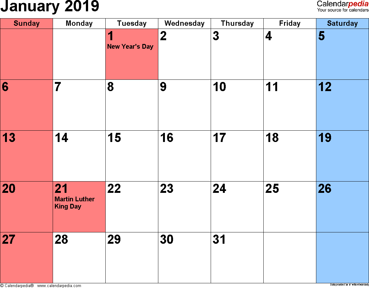 1177x917 January Calendar Vector