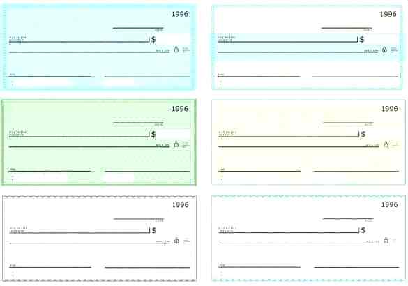585x410 Blank Check Vector Pack Free Download Paycheck Template Pay Stub
