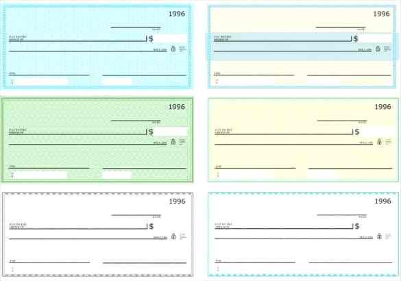 585x410 Blank Check Vector Pack Free Download Template Software