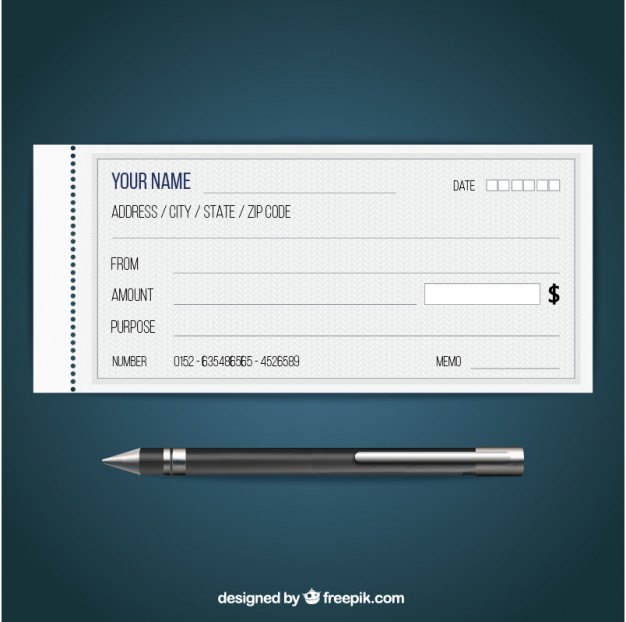 Blank Check Vector at Vectorified.com | Collection of Blank Check ...