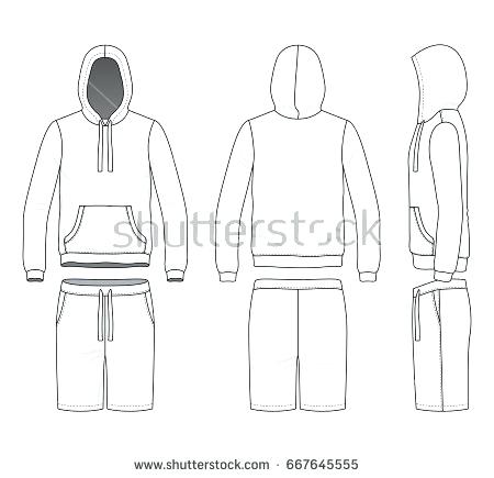 Blank Hoodie Template Vector at Vectorified.com | Collection of Blank ...