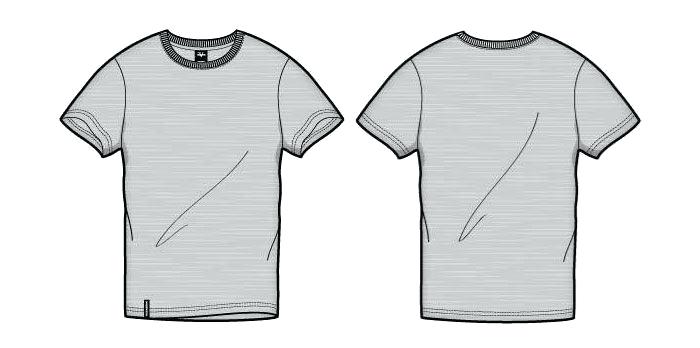 700x348 Free Vector T Shirt Template Collar Sweatshirt Illustrator