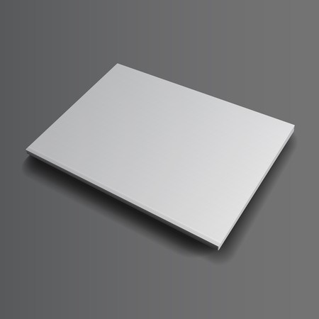 450x450 Blank Magazine Mockup Template Closed Magazine Realistic Vector