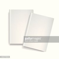200x200 Vector Blank Magazine Template On White Background Stock