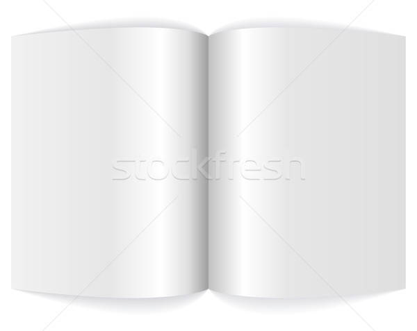 600x477 Spreadsheet Of Blank Magazine Vector Illustration Elena