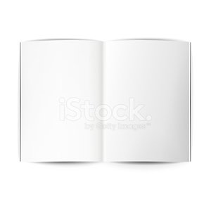 300x300 Vector Blank Magazine On White Background Premium Clipart