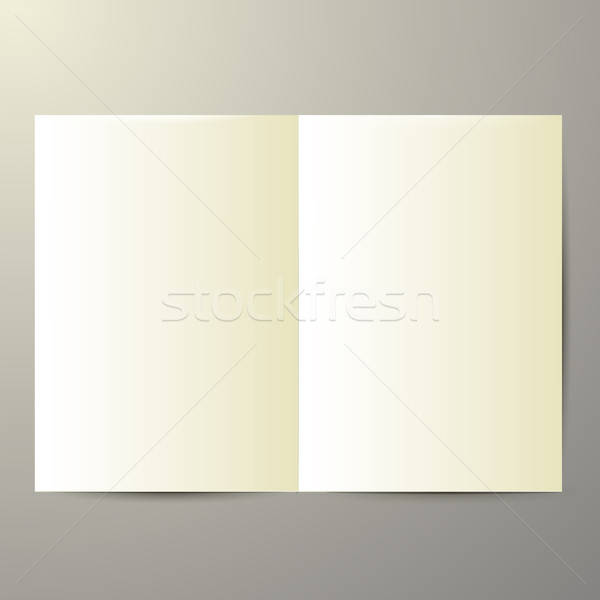 600x600 Vector Blank Magazine On White Background Vector Illustration