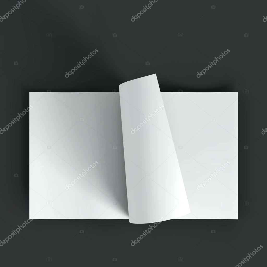 1024x1024 Blank Magazine Spread Template