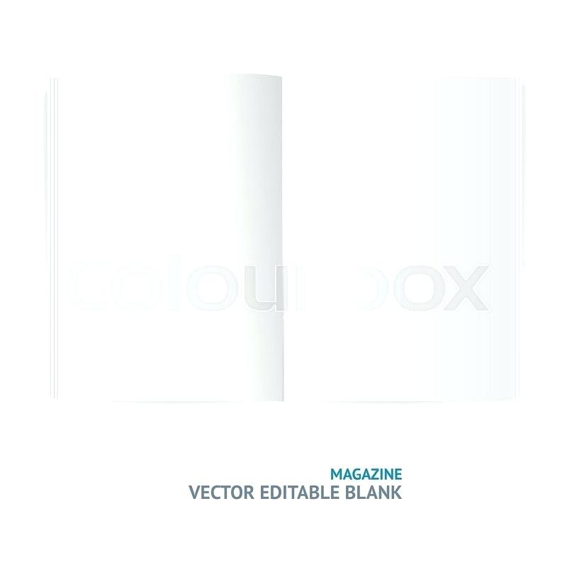 800x800 Blank Magazine Template