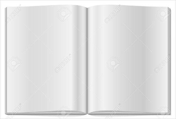 600x407 Blank Magazine Templates