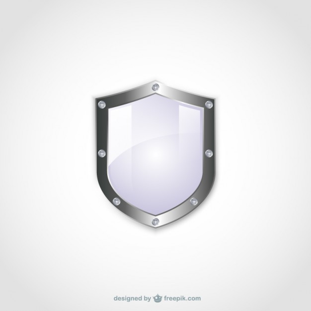 626x626 Blank Shield Vector Free Download