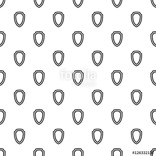 500x500 Blank Shield Pattern Simple Illustration Of Blank Shield Vector