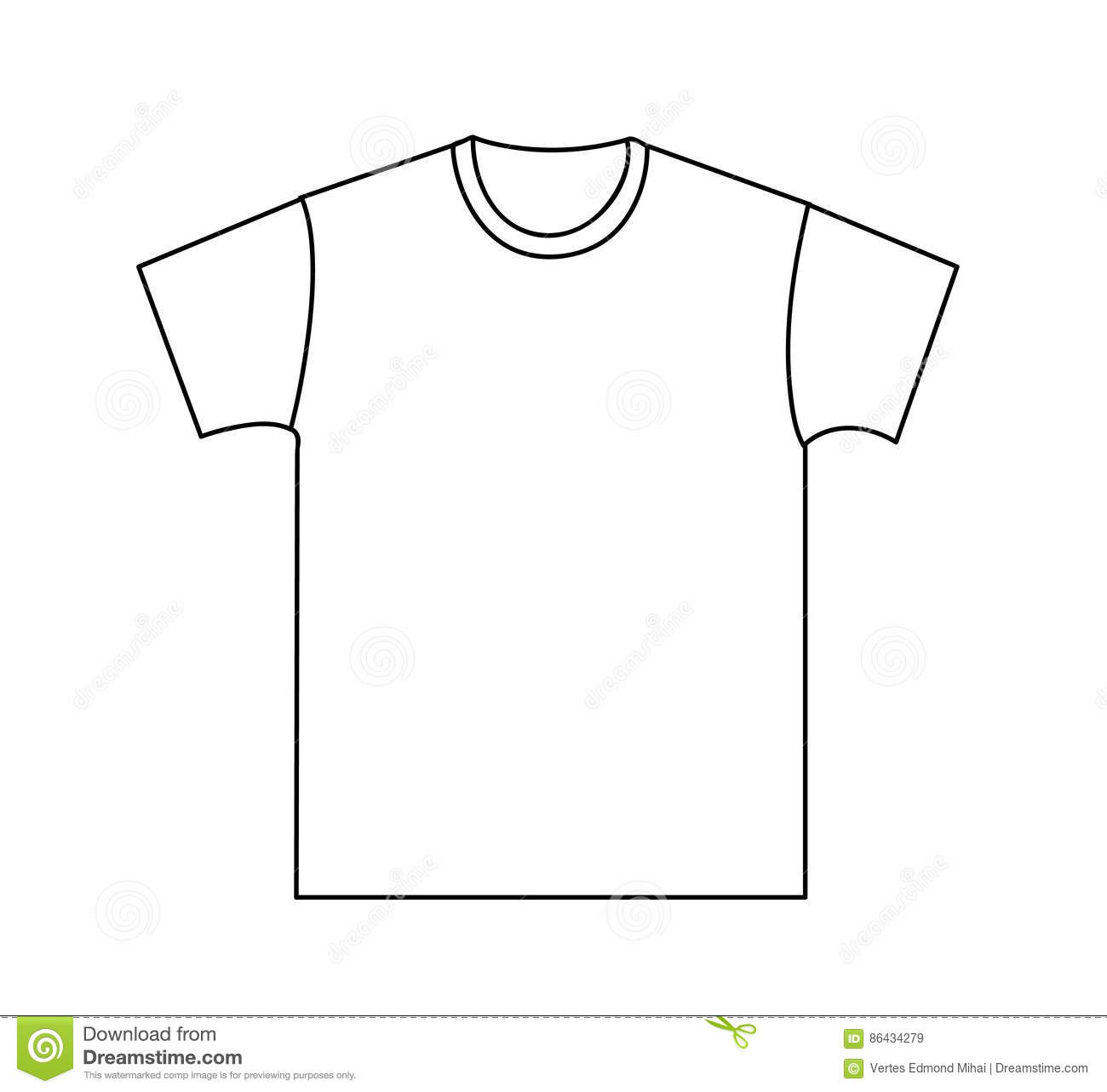 Blank Shirt Vector