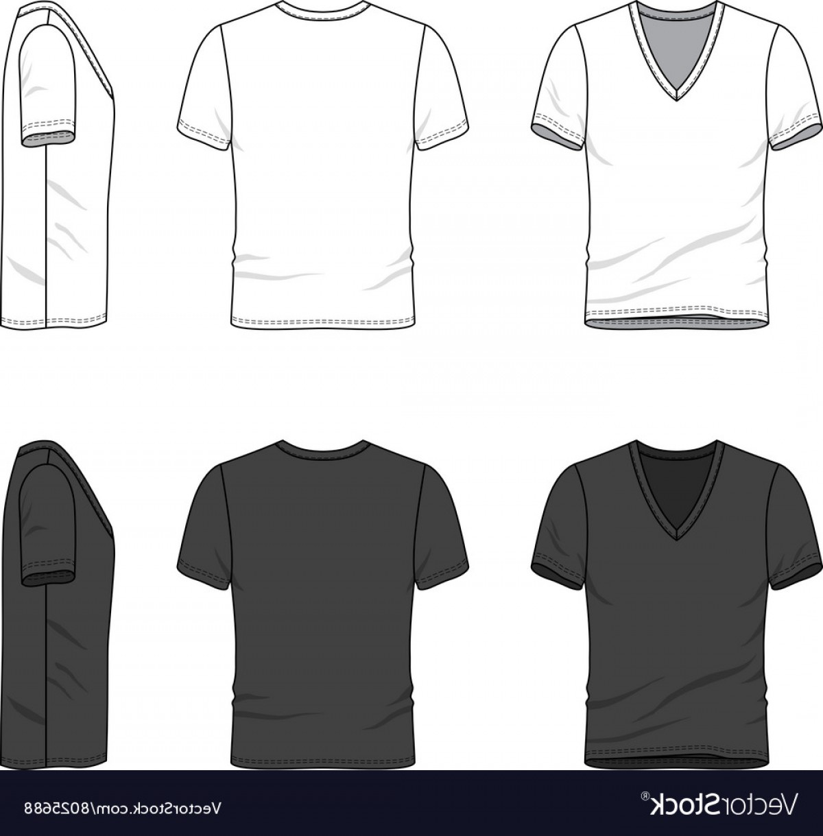 1200x1219 Blank V Neck T Shirt Vector Soidergi