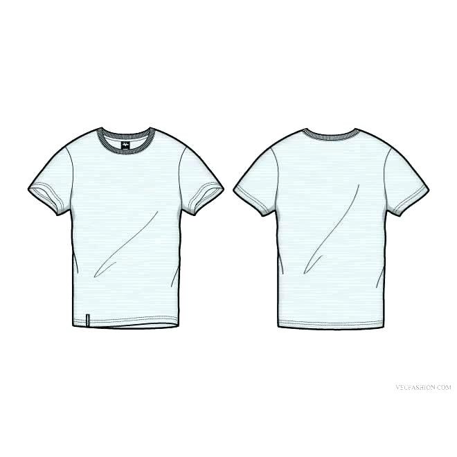 660x660 Blank Tee Shirt Design Template