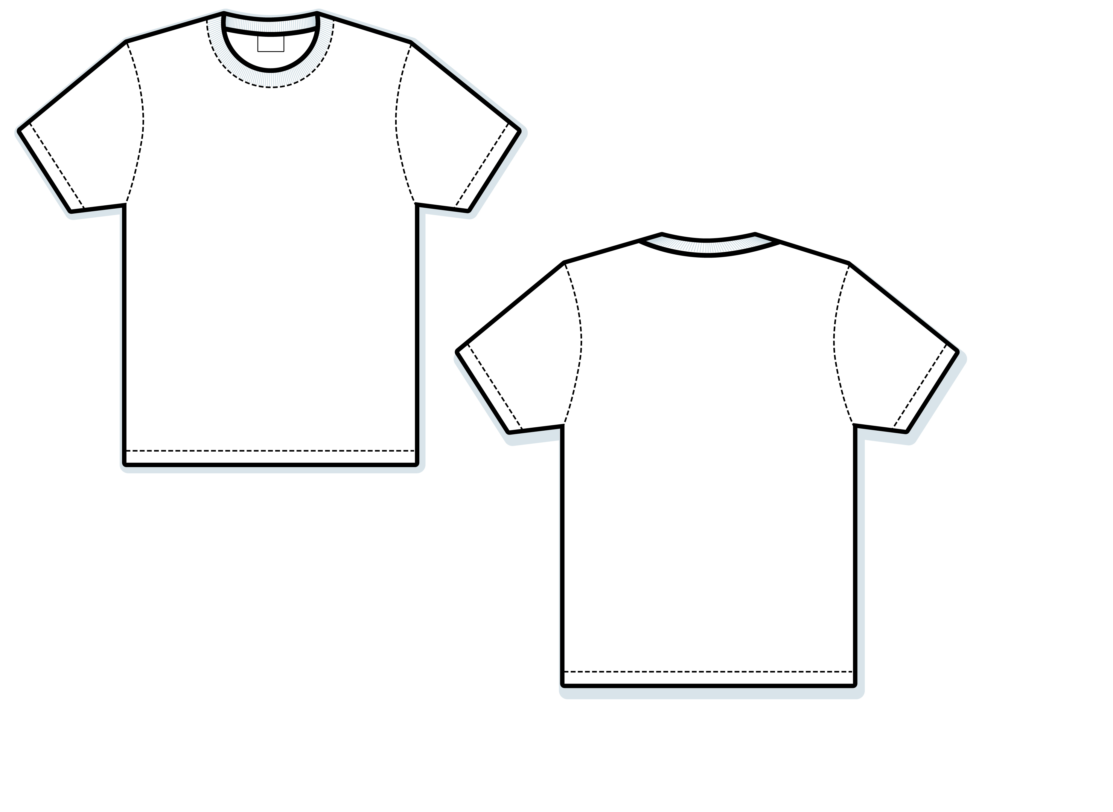 3721x2717 Blank T Shirt Vector Templates Free To Download