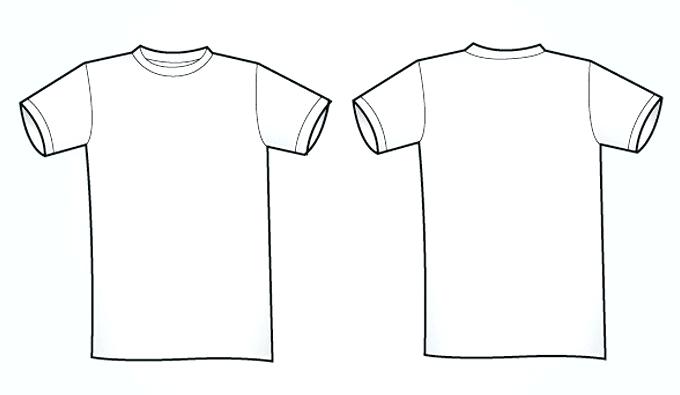 680x395 Blank White Vector T Shirt Template Free Vectors Download Within