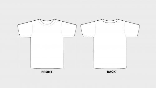 Blank T Shirt Template Vector at Vectorified.com | Collection of Blank ...