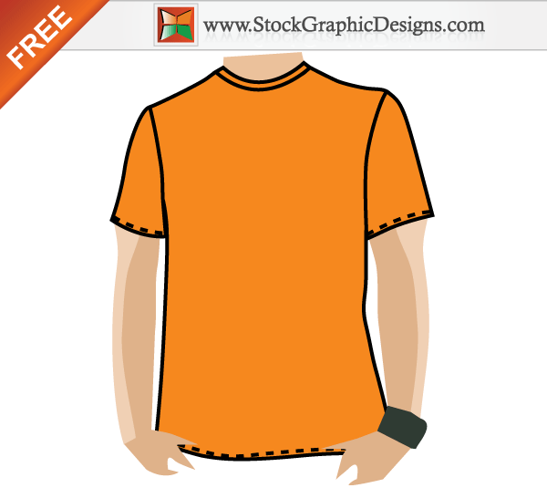 600x535 Blank Apparel Free T Shirt Template Vector