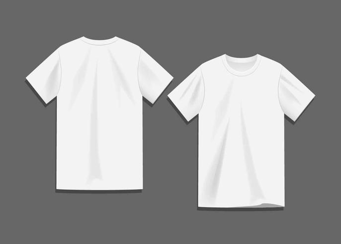 686x490 White Blank T Shirt Template Vector