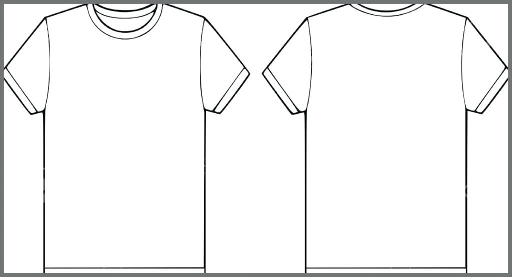 Blank T Shirt Template Vector at Vectorified.com | Collection of Blank ...