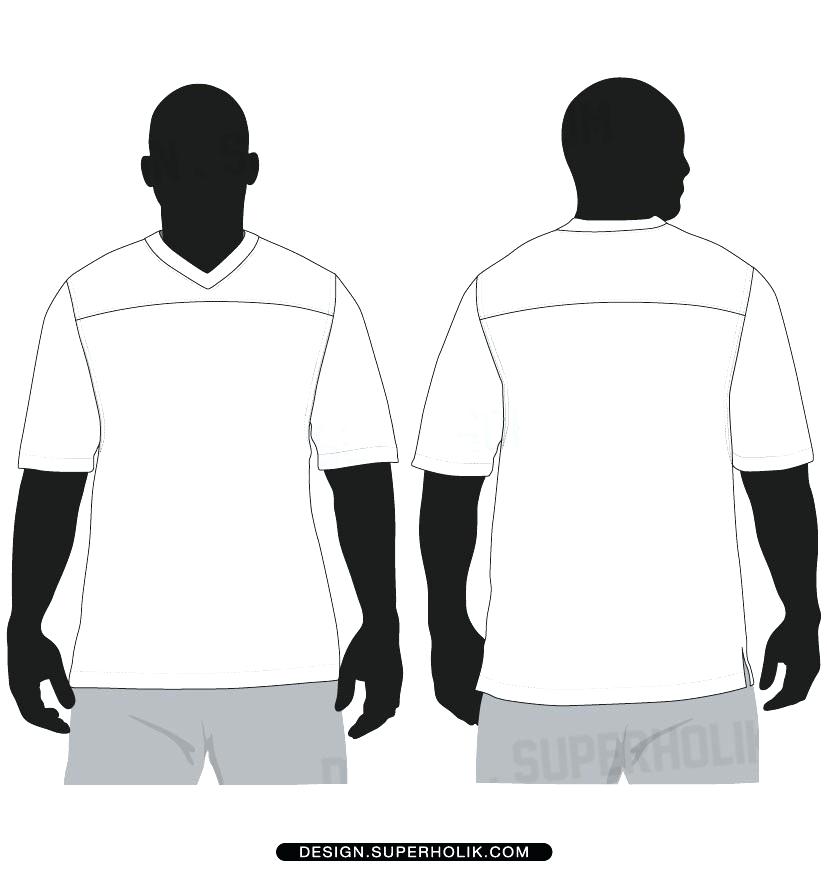 827x870 Blank Tee Shirt Design Template