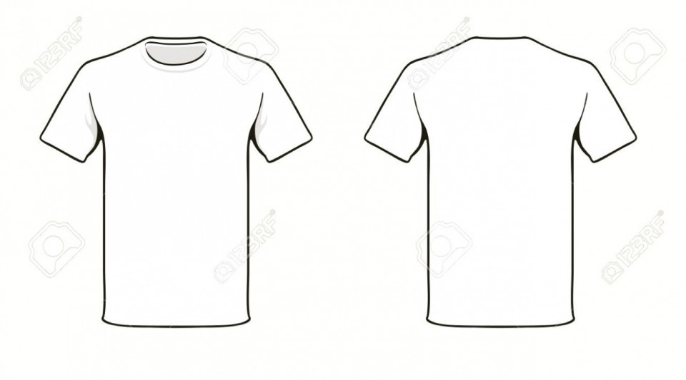Blank Tshirt Vector