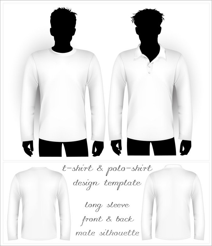676x782 Free Blank Tshirt Shirt And Polo Shirt Files, Vectors