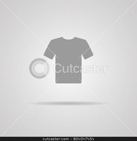 450x464 Vector White Blank Tshirt Icon Symbol Stock Vector