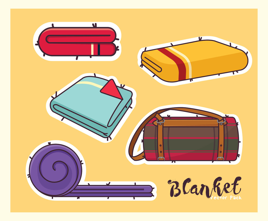 1136x936 Blanket Vector Pack Vector Art Graphics