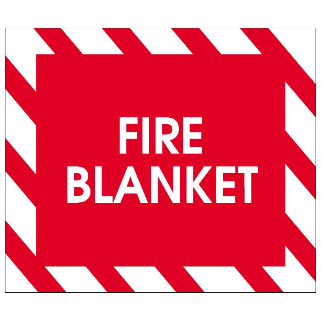 660x660 Fire Blanket Vector Sign