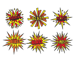 310x255 Blast Vector Set Free Graphics Uihere
