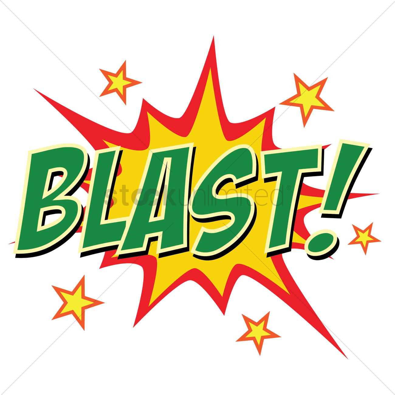 1300x1300 Comic Bubble Blast Vector Image