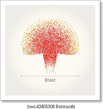 362x382 Nuclear Blast Vector Concept, Art Print Barewalls Posters