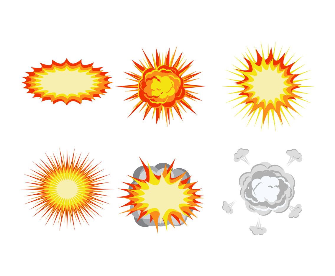 1136x936 Blast Vector In Comical Style Vector Art Graphics