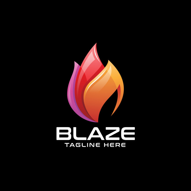 626x626 Colorful Blaze Fire Logo Vector Premium Download