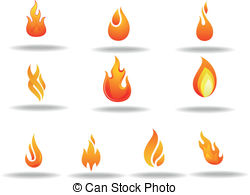 250x195 Fire Blaze Logo Ignite Vector Fireball Icon