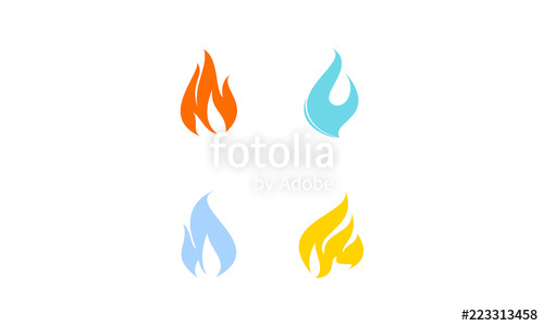 500x300 Hot Blaze Logo Template Stock Image And Royalty Free Vector
