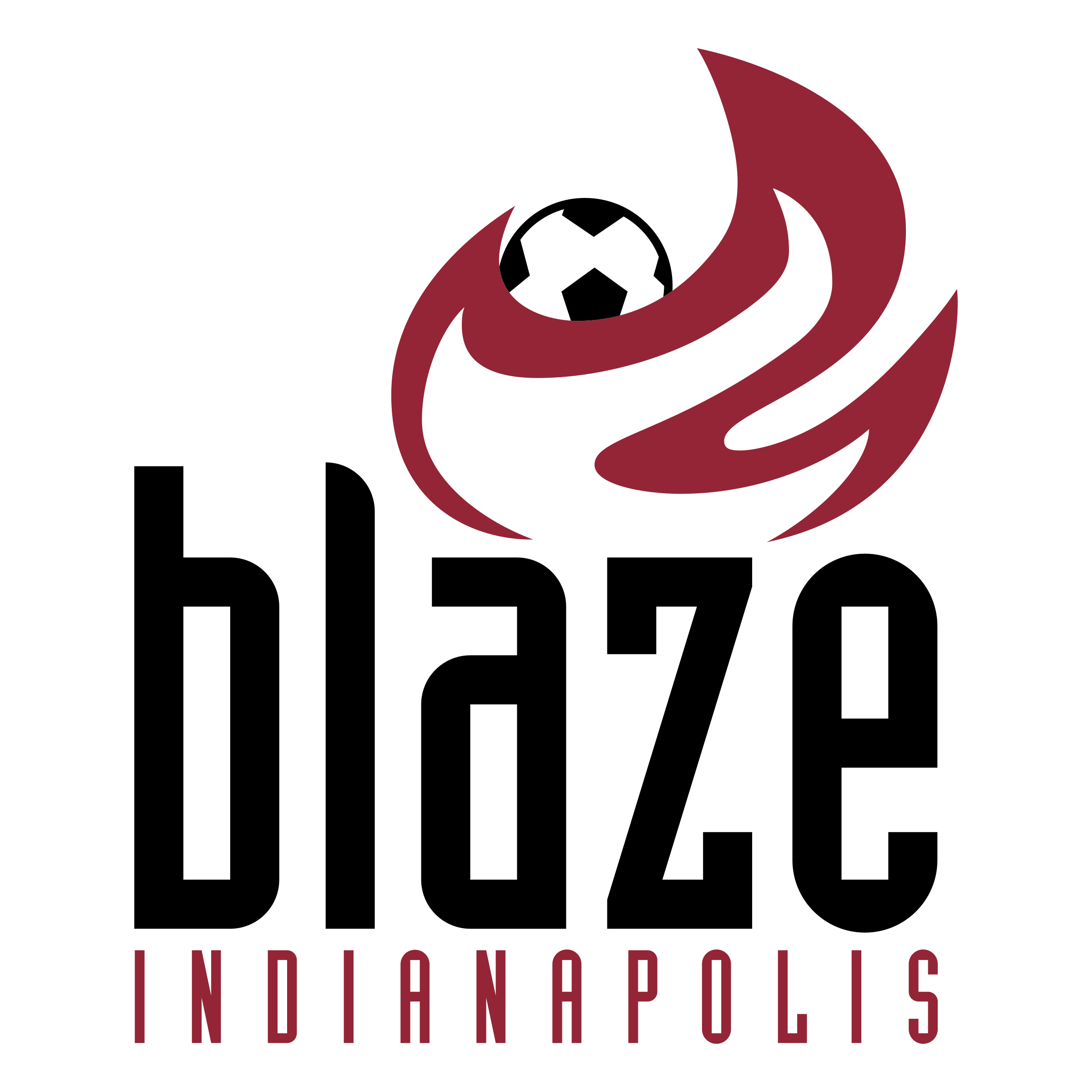 2400x2400 Indiana Blaze Logo Png Transparent Vector