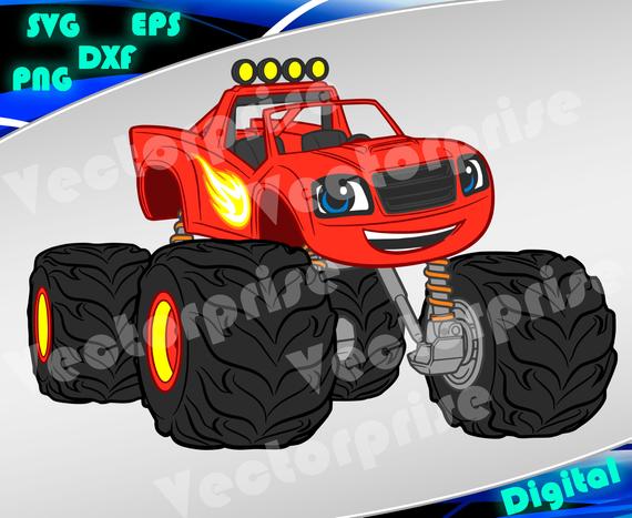 570x467 Blaze Blaze Clipart Blaze Printable Stencil Cricut Etsy