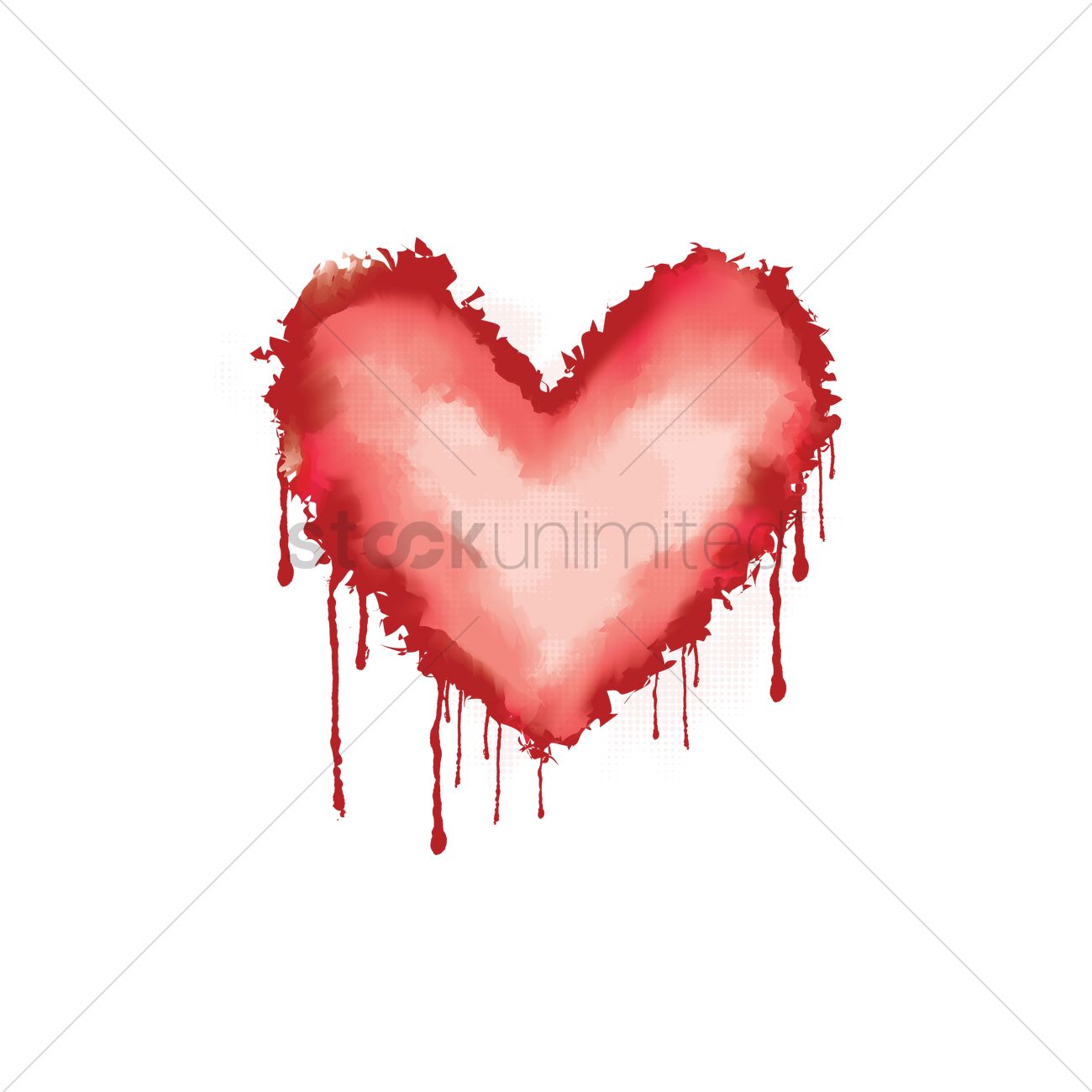 1300x1300 Bleeding Heart Vector Image